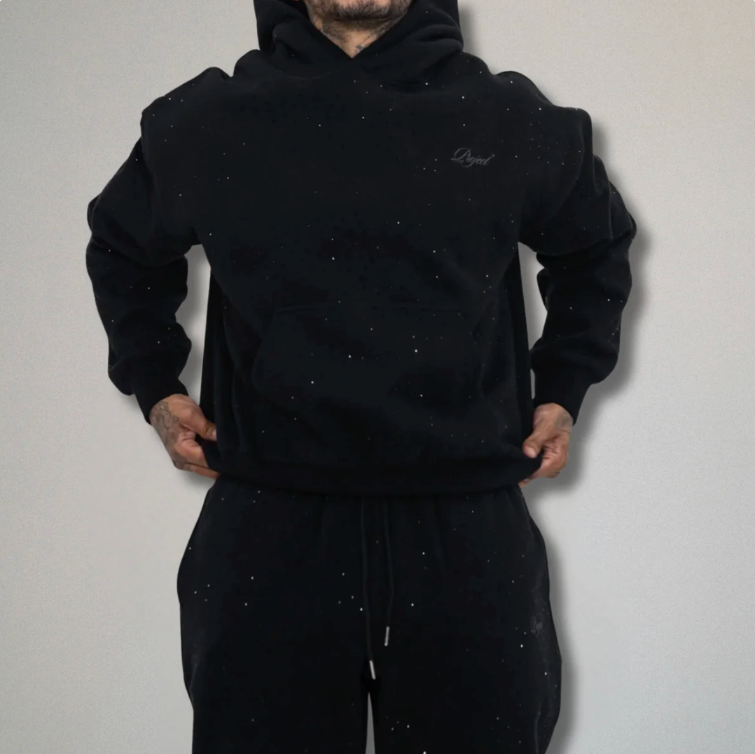 UNISEX RHINESTONE HOODIE