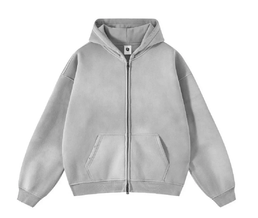 GRADIANT CARDIGAN CLOUD LOOSE ZIPPER