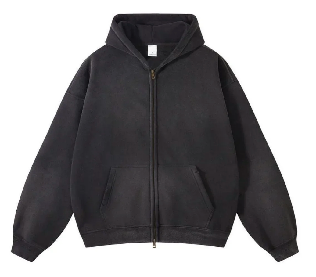 GRADIANT CARDIGAN CLOUD LOOSE ZIPPER