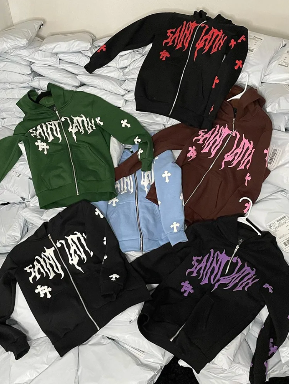 FAINTLATIN ZIP UP
