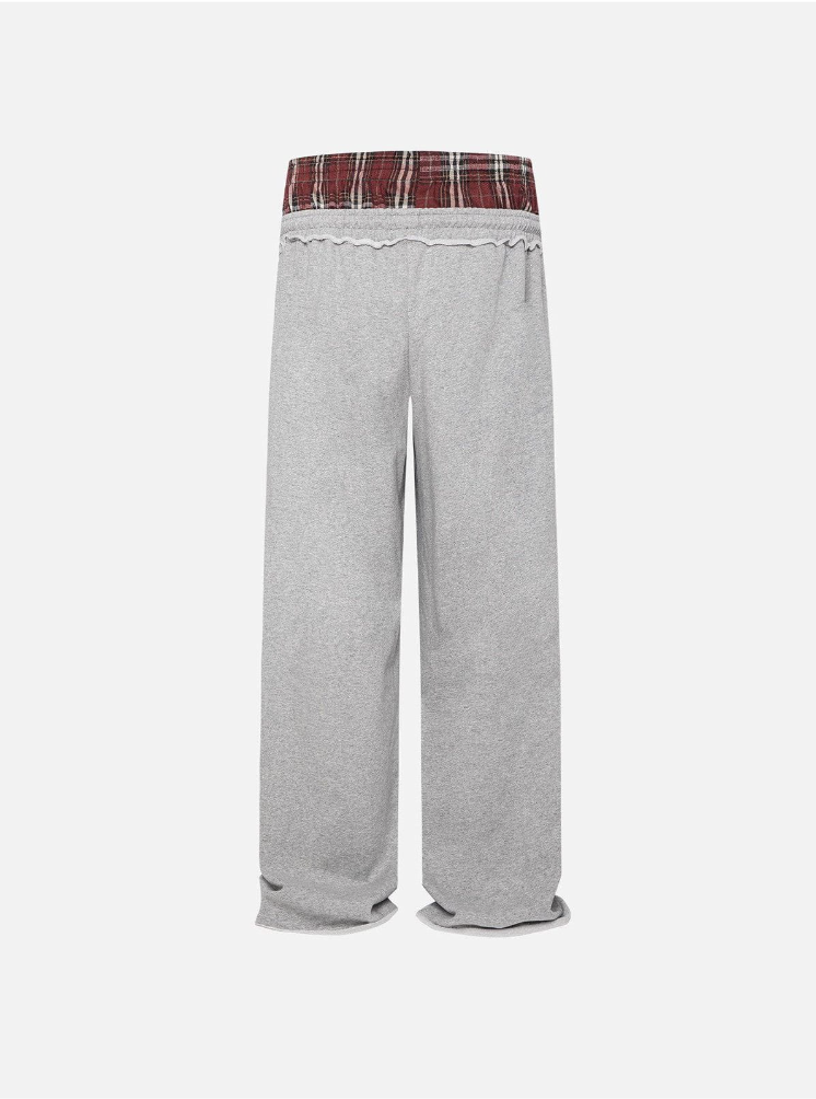Double Waist Baggy Sweatpants